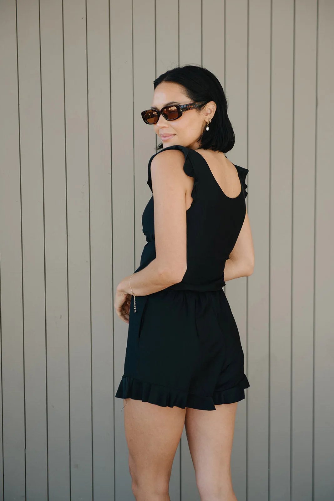 Melisande - Swimsuit with ruffles and built-in bra