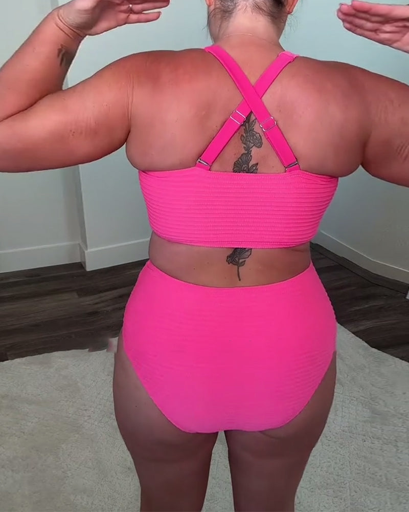 Mirelda - Casual Solid Triangle Bikini | The bikini that flatters every figure!