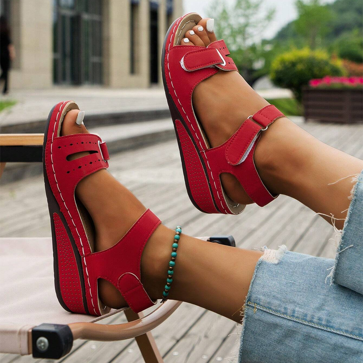 Nolwenn - Comfortable and Elegant Sport Wedge Sandals
