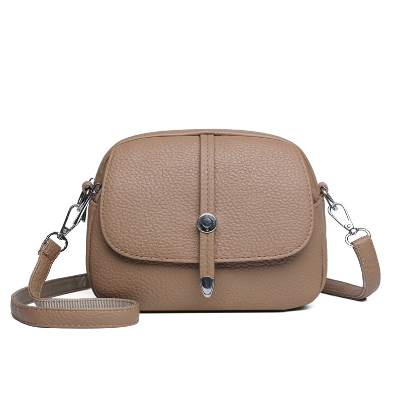 Isarivienne - Women's Lightweight Shoulder Bag in Solid Color with Timeless Style