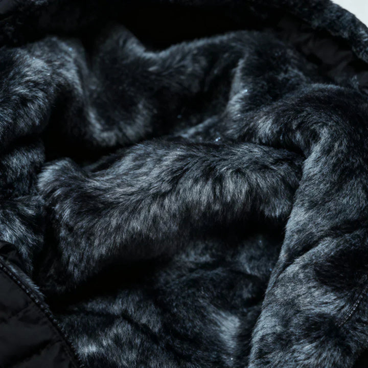 Marian | Slim-Fit Winter Coat with Fur Hood