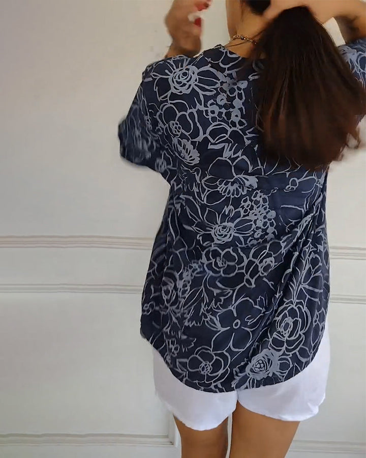 Chantal | Floral Print Blouse