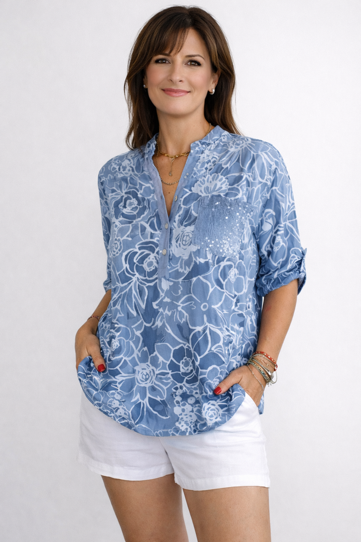 Chantal | Floral Print Blouse