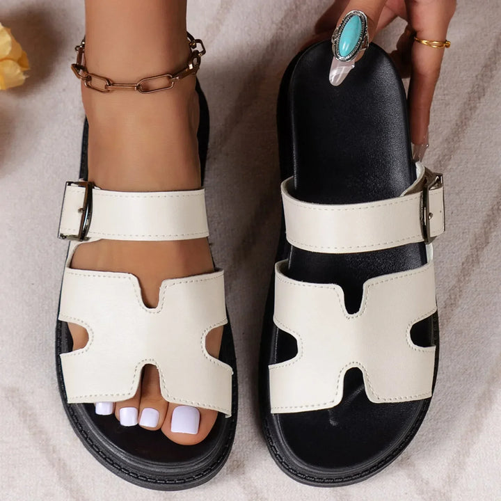 Kassina - Comfortable and elegant vegetable leather sandals