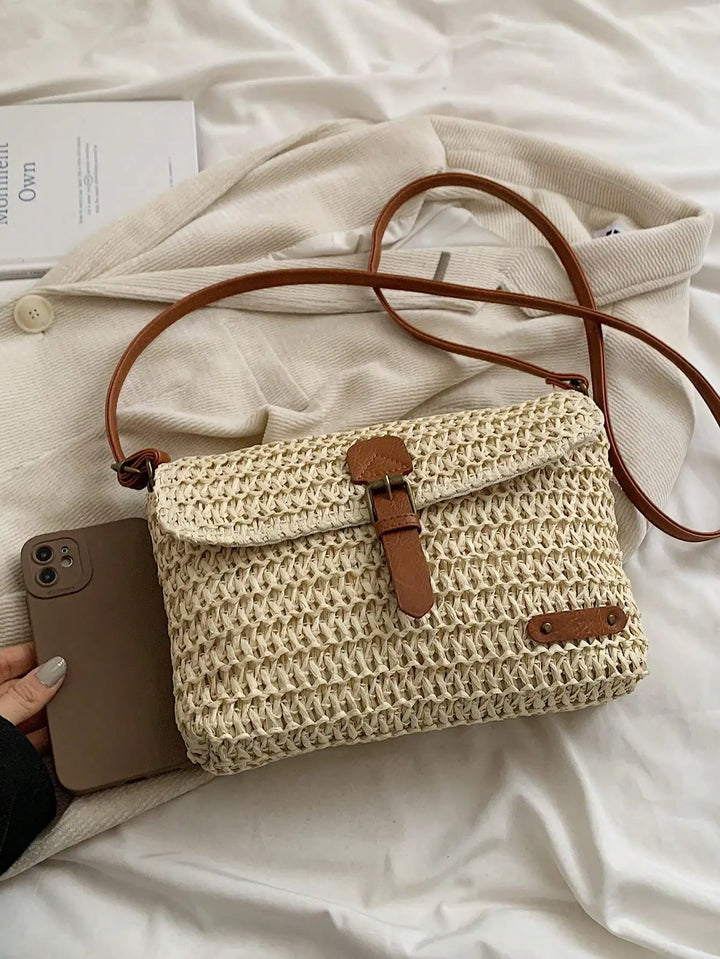 Evelien - Natural Straw Shoulder Bag - The Essential Summer Accessory
