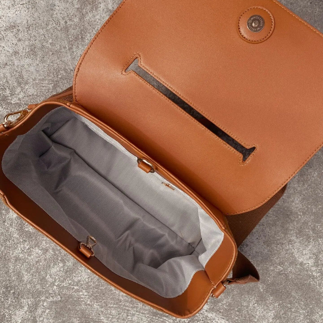 Kalinae - Vintage Suede Shoulder Bag