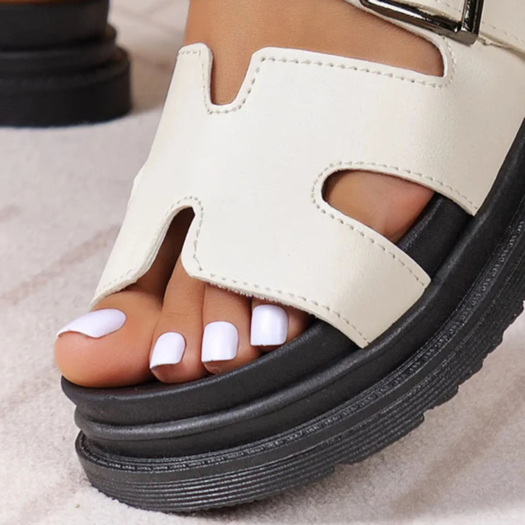 Kassina - Comfortable and elegant vegetable leather sandals