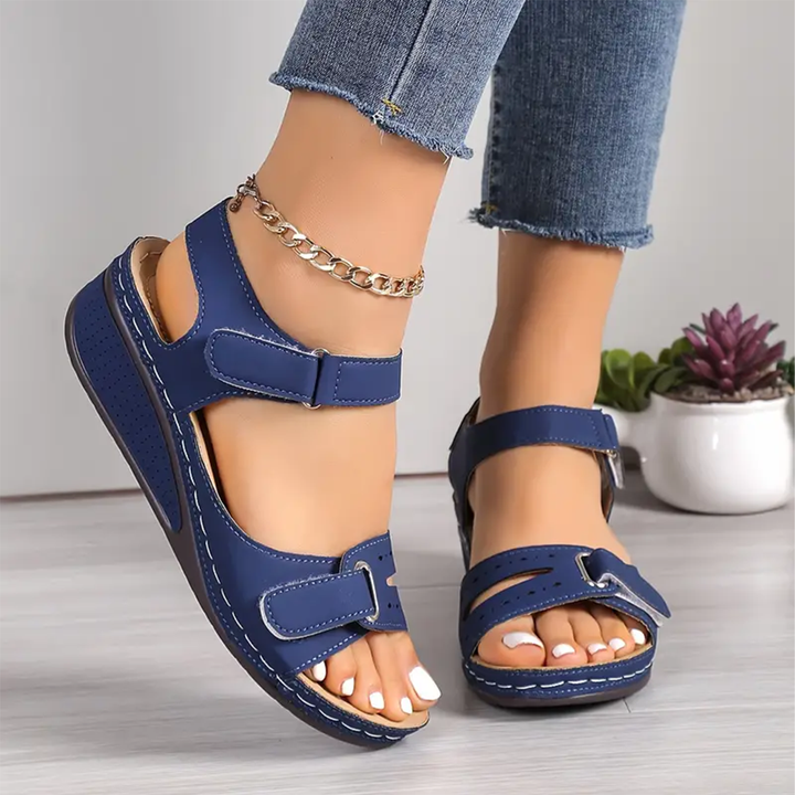 Nolwenn - Comfortable and Elegant Sport Wedge Sandals