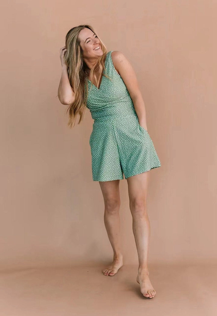 Melisande - Swimsuit with ruffles and built-in bra