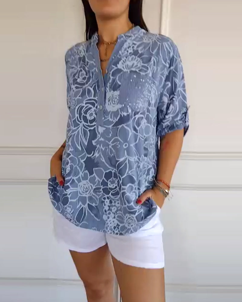 Chantal | Floral Print Blouse