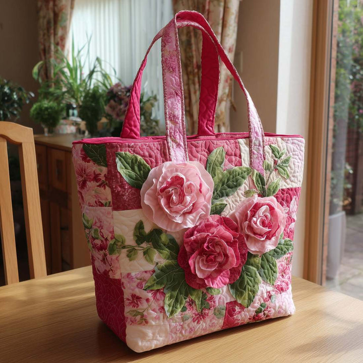 Gwenavella - Artistic Bag with 3D Floral Pattern