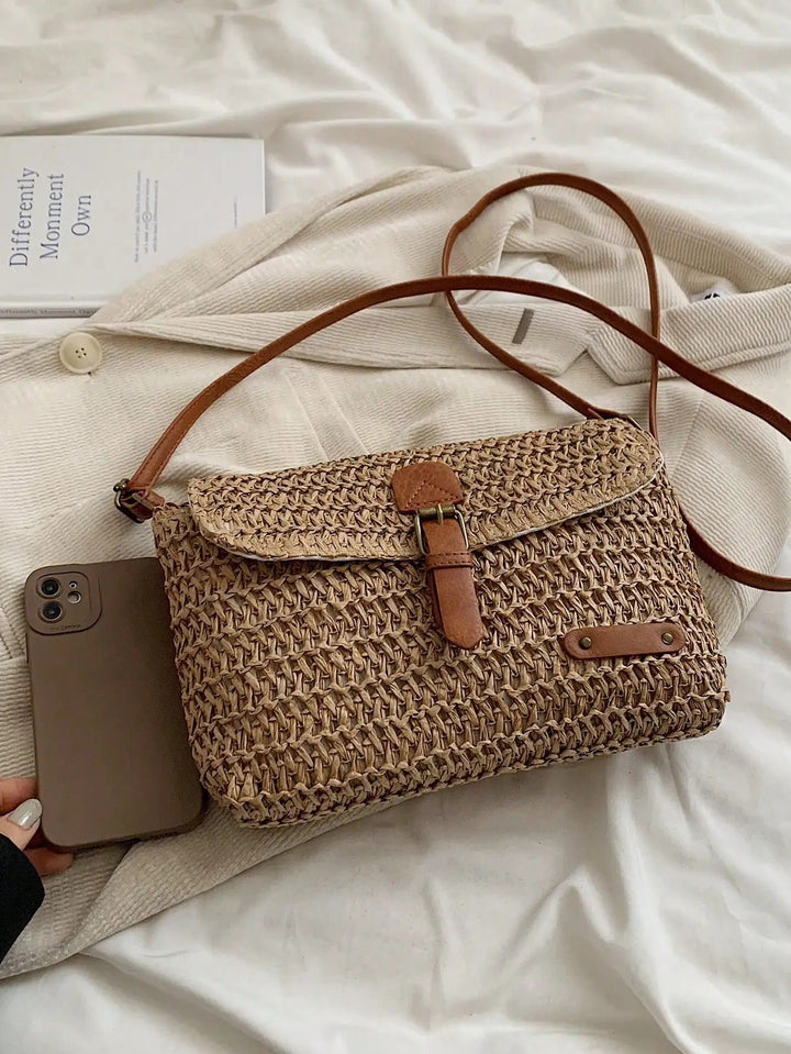 Evelien - Natural Straw Shoulder Bag - The Essential Summer Accessory
